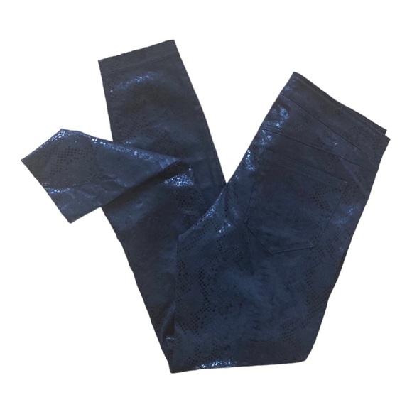 Lola & Sophie Snake Print Black Skinny Pants - Picture 6 of 12